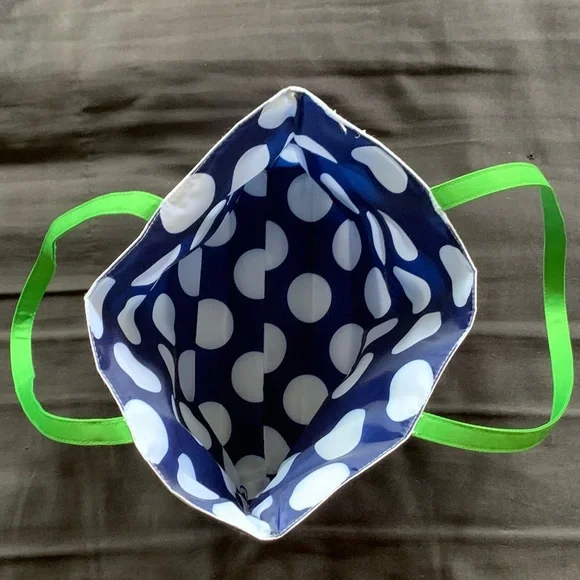 Clinique X Kate Spade Navy Blue and White Striped Tote Bag - Picture 5 of 12